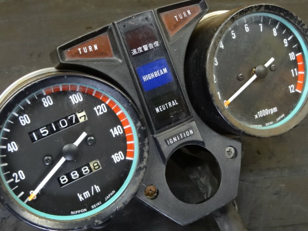 150708】Z250FT(KZ250A)◇メーター スピード タコ 難有 – 中古