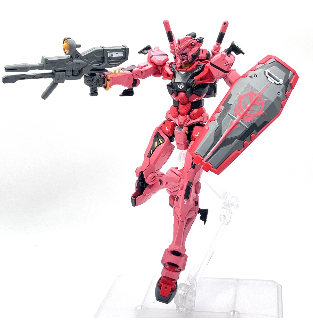 1円スタート】HG1/144 赤いガンダム（ビット6機フル装備） 改修
