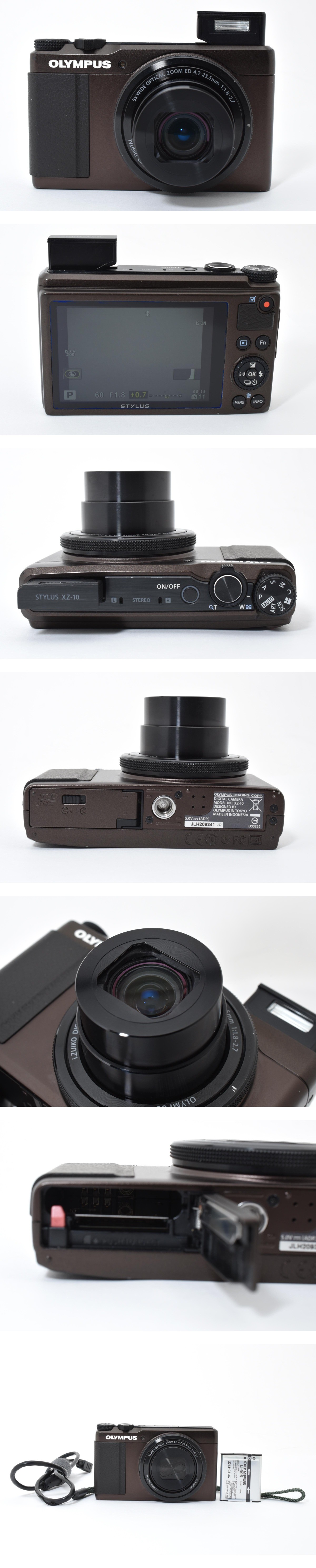 OLYMPUS オリンパス XZ XZ-10 BROWN OLYMPUS オリンパス STYLUS XZ-10