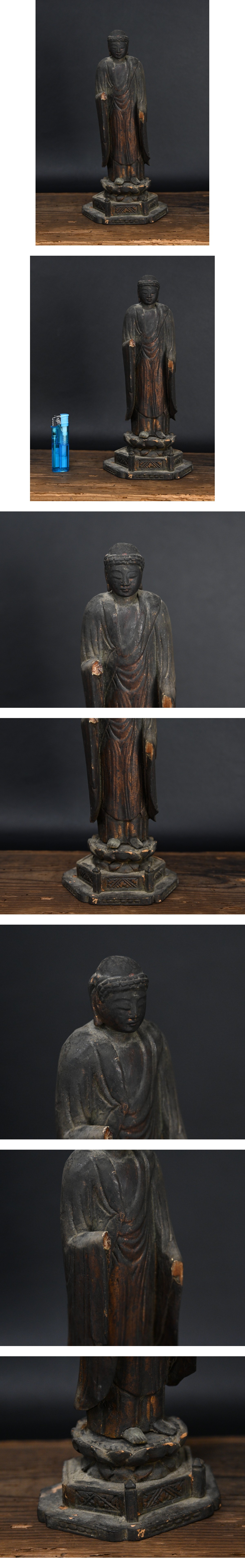 木彫 阿弥陀如来像 釈迦如来 全体 詳細